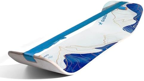 GIBBON SlackBoard Balance Board for Kids & Adults - 1 & 2 Line Option - Core Workout & Standing Desk Exercise Trainer -