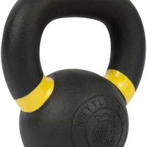 Kettlebell Kings Powder Coated Kettlebell Weights - 9-97 lb Strength Training Kettlebells for Men and Women - Home Gym E
