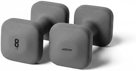 SafeGrip Square Dumbbells Anti Slip Handles for Home Workouts | WeGym SafeGrip Square Dumbbells Stable Design Prevents