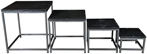 Heavy Duty Plyo Box Set of 4 for Home Gym Fitness Training | Heavy Duty Plyo Box - Set of 4 for CrossFit Workouts and H