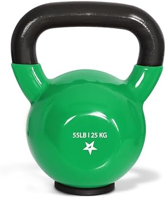 Yes4All Rubber Base Kettlebells for WomenStrength Training (10-65 lbs) Yes4All Kettlebells for Women Fitness Rubber Ba