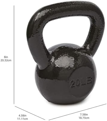 Amazon Basics Cast Iron Kettlebell for Home Gym Fitness Lovers at Home Workout | Amazon Basics Cast Iron Kettlebell for