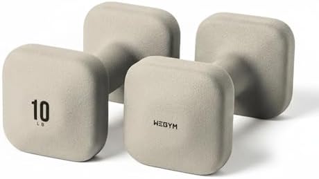 SafeGrip Square Dumbbells Anti Slip Handles for Home Workouts | WeGym SafeGrip Square Dumbbells Stable Design Prevents