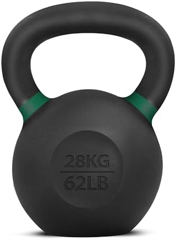 Yes4All Powder Coated 9lb-71lb Cast Iron Core Kettlebells for Heavy Duty Strength Training | Yes4All Powder Coated Kett