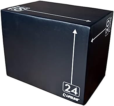 Lifeline Fitness 3-in-1 Foam Plyo Box - Ideal Exercise Equipment for Home Gym Enthusiasts - Essential Plyometric Jump Bo