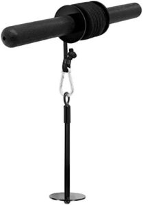 Yes4All Wrist and Forearm Blaster - Training & Workout - Wrist/Arm Roller - Fit 1-inch & 2-inch Weight Plates