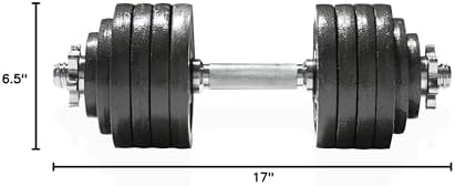 CAP Barbell Adjustable Dumbbell Weight Set for Home Gym Fitness Lovers | Ideal for Home Workouts and Muscle Building |