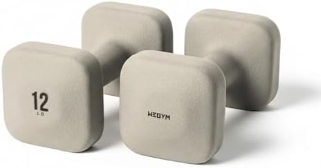 SafeGrip Square Dumbbells Anti Slip Handles for Home Workouts | WeGym SafeGrip Square Dumbbells Stable Design Prevents