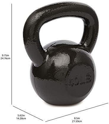 Amazon Basics Cast Iron Kettlebell for Home Gym Fitness Lovers at Home Workout | Amazon Basics Cast Iron Kettlebell for