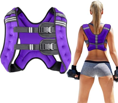 Prodigen Weighted Vest for Women and Men 8 12 16 20 25 30 Lbs for Strength Training and Cardio