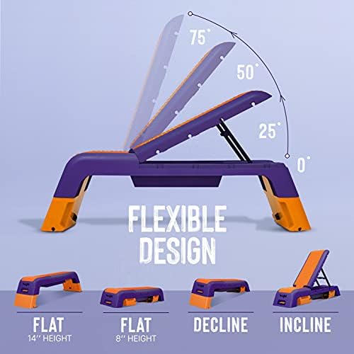 Yes4All Multifunctional Aerobic Deck for Cardio Workouts and Strength Training | Yes4All Versatile Fitness Station Weig