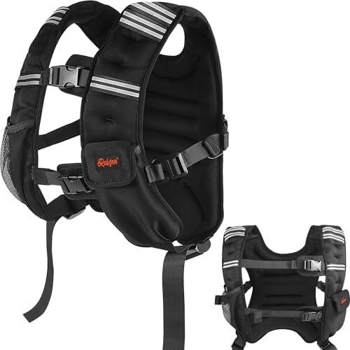 Odorless Weighted Vest 12lbs/16lbs/20lbs/30lbs/40lbs for Woman Men Running Walking Exercise Strength Training