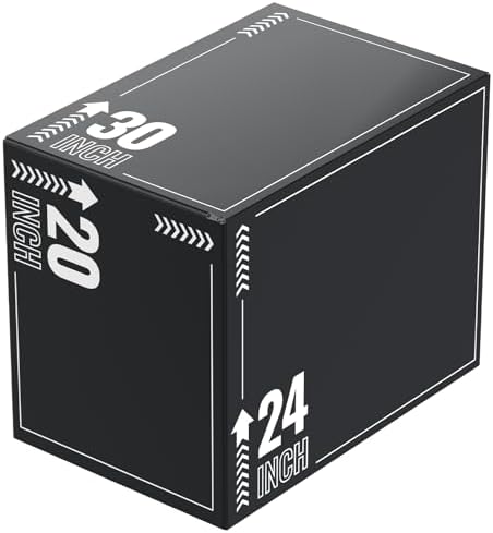 3-in-1 Pro-Duty HIIT Exercise Foam Plyo Box for Fitness Enthusiasts at Home Gym