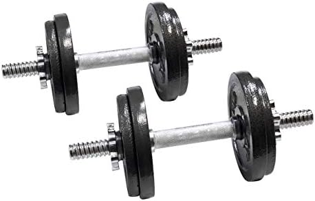 CAP Barbell Adjustable Dumbbell Weight Set for Home Gym Fitness Lovers | Ideal for Home Workouts and Muscle Building |
