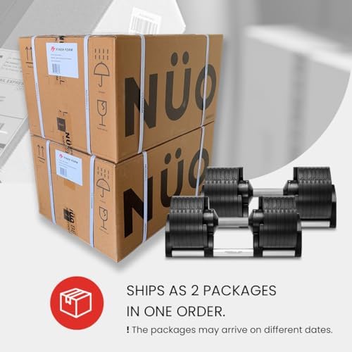 NUOBELL Adjustable Dumbbells 5-80 lbs: Versatile & Space-Saving, Perfect for Home Gym Enthusiasts & Workouts