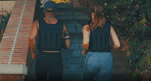 RUNmax Adjustable Weighted Vest for Men and Women 150LBS Max Weight with Shoulder Pads 20LBS Start_weight 150LBS max_wei