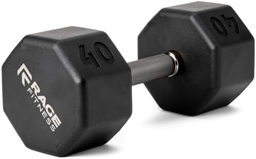 No Roll Rubber Coated Dumbbells Ideal for Home Gym Strength Training | Easy Grip Steel Knurled Handle Dumbbells Set for