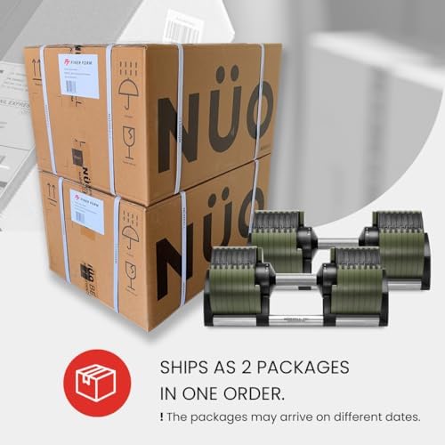 NUOBELL Adjustable Dumbbells 5-80 lbs: Versatile & Space-Saving, Perfect for Home Gym Enthusiasts & Workouts