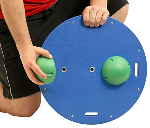 CanDo Blue Balance Board 14x18 Inch, |5 Inch Height for Adults at Home and Gym Fitness Exercises