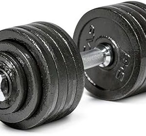 CAP Barbell Adjustable Dumbbell Weight Set for Home Gym Fitness Lovers | Ideal for Home Workouts and Muscle Building |