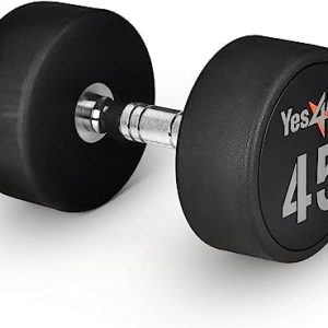 Yes4All Urethane Dumbbell Anti-Slip Knurled Handle 5-50 LB Muscle Building Sale Individually