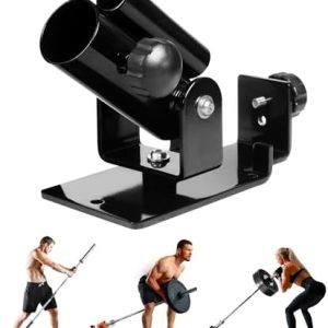 Yes4All Adjustable T Bar Row Attachment for ExerciseMachine - D Row Handle/Landmine Handle with Textured Rubber Handles