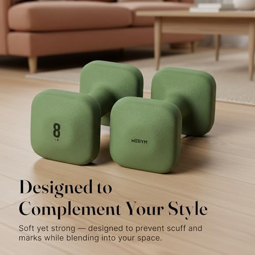 SafeGrip Square Dumbbells Anti Slip Handles for Home Workouts | WeGym SafeGrip Square Dumbbells Stable Design Prevents