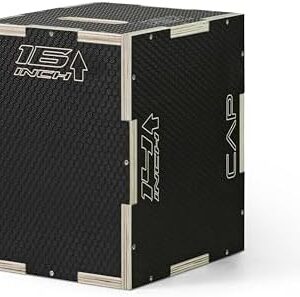 CAP Barbell 3-in-1 Plyometric Box for All Fitness Levels and Workouts | CAP Barbell 3-in-1 Plyometric Box with Durable