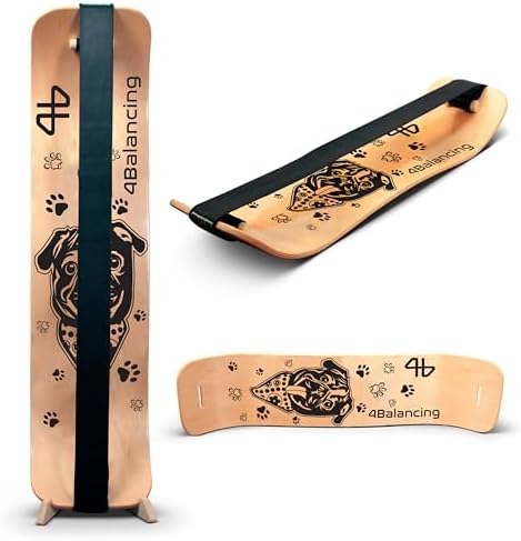 Balance Board for Kids - Wooden Wobble Board - Coordination Training - Perfect for Skateboard, Snowboard, Football, Socc