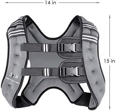 Prodigen Weighted Vest for Women and Men 8 12 16 20 25 30 Lbs for Strength Training and Cardio