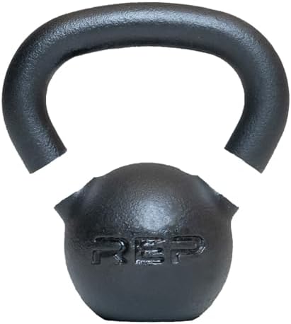 REP Fitness Adjustable Kettlebell Set and Singles, 4kg to 24kg Range for Home Gym Power Workout, Strength Training, Free