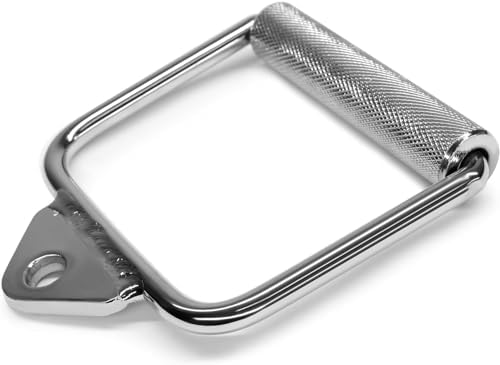 Yes4All Cable Machine Attachment, Double D Handle & Tricep Rope Cable Attachment, Gym Weight Machine Accessories Load 88