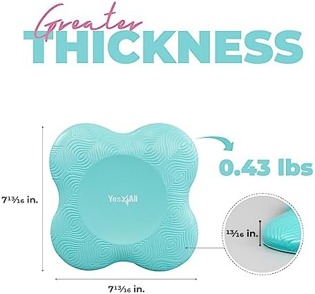 Yes4All Extra Thick Yoga Knee Pads for Women Men Fitness, Travel, Pilates Exercise Yes4All Extra Thick Yoga Knee Pads,