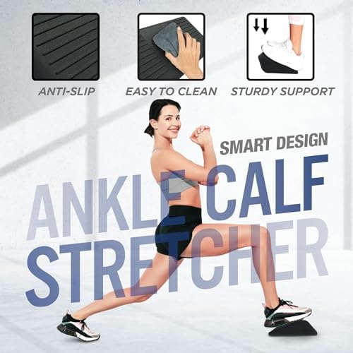 Yes4All Ankle Calf Stretcher for Mobility & Flexibility, Anti-Slip & Ergonomic Design, Suitable for Home Workouts (450l