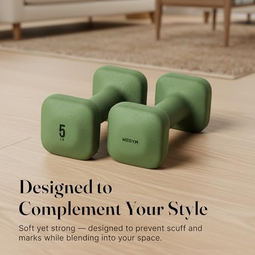SafeGrip Square Dumbbells Anti Slip Handles for Home Workouts | WeGym SafeGrip Square Dumbbells Stable Design Prevents
