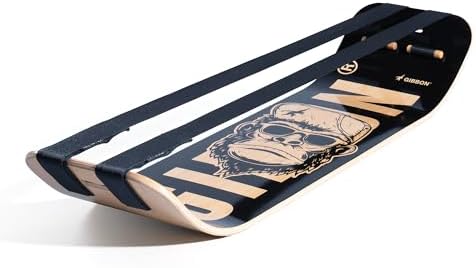 Gibbon SlackBoard Balance Board for Kids & Adults - 1 & 2 Line Options - Core Workout & Standing Desk Exercise Tool - Ho