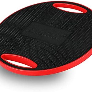 NalandaN Balance Board for Core Training Black NalandaN Wobble Board for Balance Exercises Black NalandaN Non-Skid T