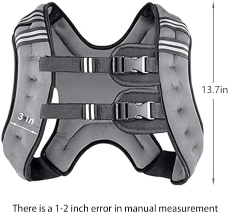 Prodigen Weighted Vest for Women and Men 8 12 16 20 25 30 Lbs for Strength Training and Cardio