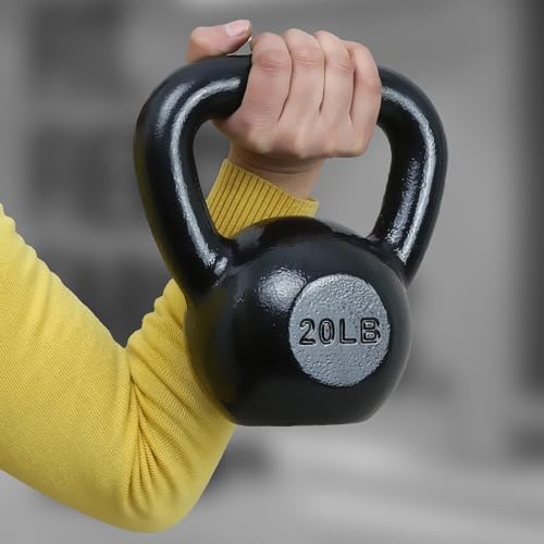 Amazon Basics Cast Iron Kettlebell for Home Gym Fitness Lovers at Home Workout | Amazon Basics Cast Iron Kettlebell for