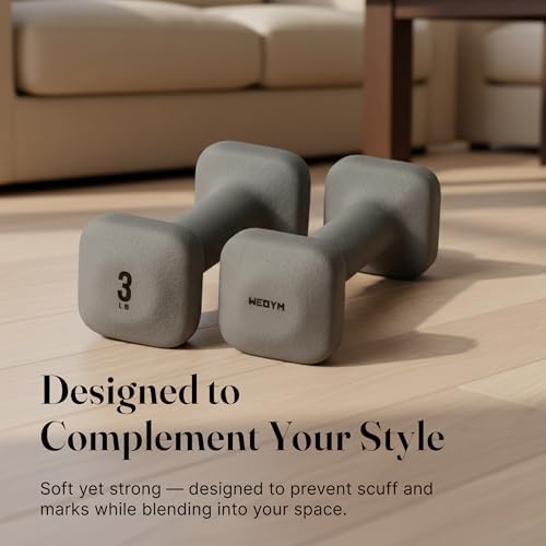 SafeGrip Square Dumbbells Anti Slip Handles for Home Workouts | WeGym SafeGrip Square Dumbbells Stable Design Prevents