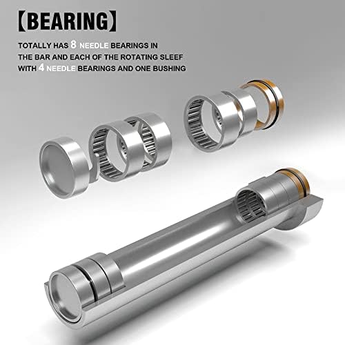 Olympic Barbell for Weightlifting 700LB, Fitness Buffs, Home Gym, Strength Training, 9'9" Long