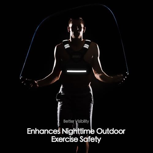 Feyachi Adjustable Weighted Vest for Running Workout and Training - 3-12 lbs / 12-20 lbs / 20-32 lbs - Reflective Design