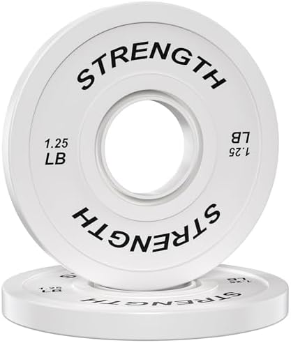 Olympic Rubber Bumper Weights for Home Gym Strength Training | 2 Inch Barbell Plate Set for Home Gym Strength Training
