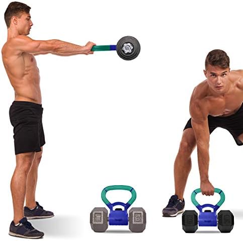 Yes4All Kettlebells Grip, Dumbbell Grip Handle, Kettlebell for Home Gym, Convert Dumbbells into Kettlebells for Home Wor