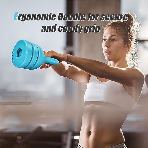 Adjustable Kettlebell Weight Set for Home Gym: 3-in-1 Kettlebells (5lbs 8lbs 12lbs) Full-Body Workout for Beginners | St