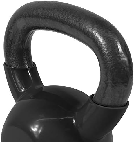 Yes4All Kettlebell, Stable Flat Bottom Kettlebell, Cast Iron Sets for Full Body Workout, Push Up, Grip Strength Training