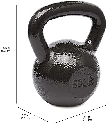Amazon Basics Cast Iron Kettlebell for Home Gym Fitness Lovers at Home Workout | Amazon Basics Cast Iron Kettlebell for