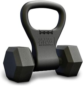 Kettle Gryp The Original - As Seen on SHARK TANK! Dumbbell to Kettlebell Conversion - Made in the USA - Dumbbell Grip Ha