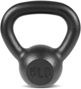 ProsourceFit Solid Cast Iron Kettlebells for Full Body Workout | ProsourceFit Fit Solid Cast Iron Kettlebells for Home