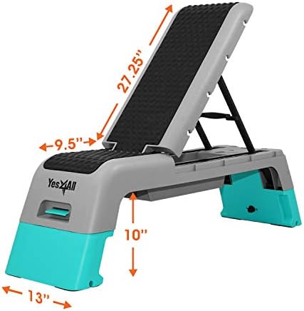 Yes4All Multifunctional Aerobic Deck for Cardio Workouts and Strength Training | Yes4All Versatile Fitness Station Weig